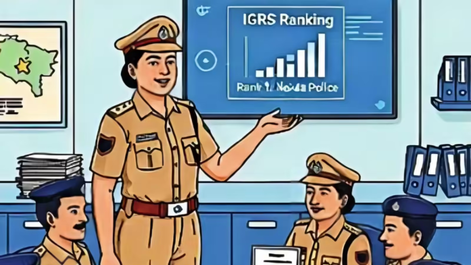कमिश्नर लक्ष्मी सिंह के मार्गदर्शन में नोएडा पुलिस शिकायत निवारण में एक साल तक नंबर वन पर रही