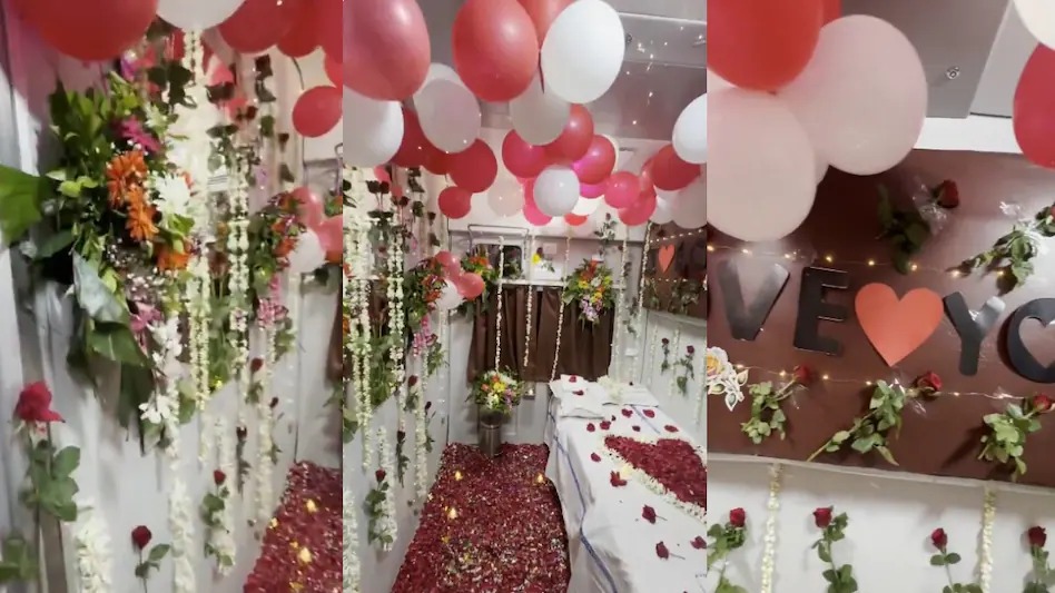 ट्रेन में ‘वेडिंग नाइट’ कोच की सजावट को लेकर हंगामा; वीडियो वायरल होने के बाद TC सस्पेंड